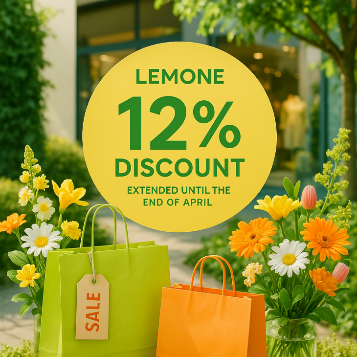 Акция - Весенняя скидка 12%, продлена до конца апреля 2025!
