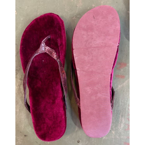 Бархатные сланцы, бордовые