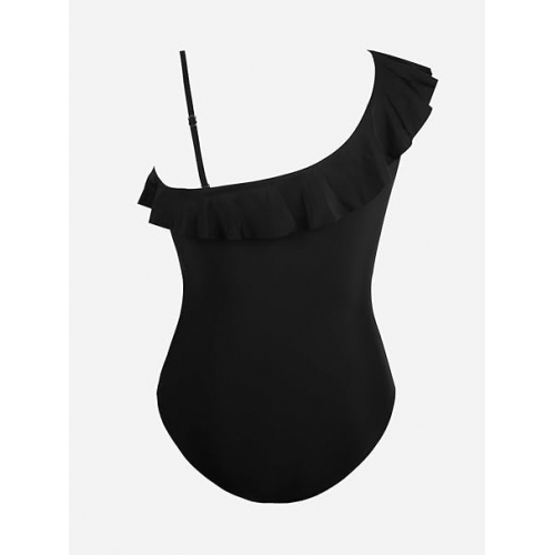 Слитный купальник для будущих мам "Lotus Glow" с тай-дай принтом и съемными бретелями (черный)