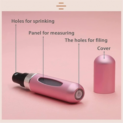 Перезаправляемый мини-флакон-распылитель для духов, 5 мл