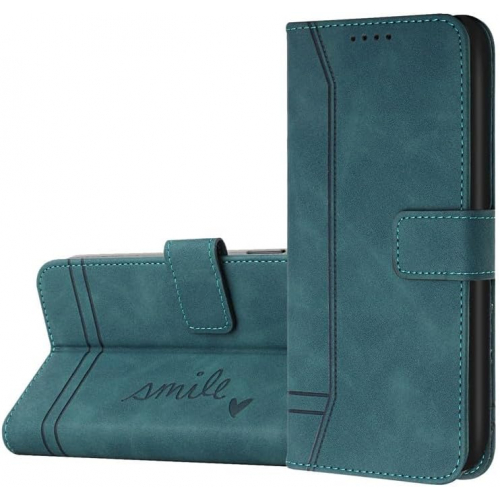 Чехол-книжка для Samsung Galaxy A20/A30 с плоскими гранями, отделениями для карт и функцией подставки