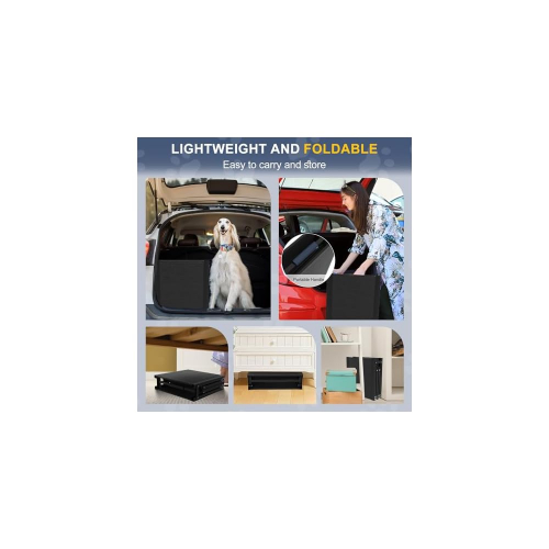 Складной пандус для собак с антискользящей поверхностью, алюминиевые ступеньки для высоких кроватей, автомобилей и внедорожников, поддерживает до 109 кг