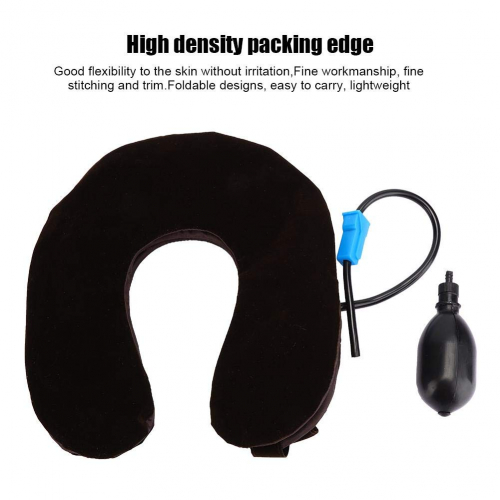 Трёхслойный надувной воротник для шейного отдела — мягкое вытяжение и поддержка при боли в шее