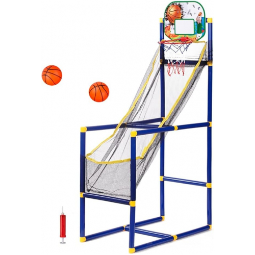 Мини-баскетбольный стенд для детей — игровой набор для родительского взаимодействия, с мини-мячами и насосом, для дома и улицы