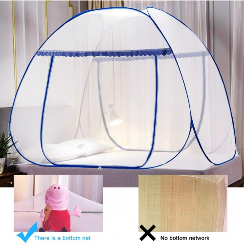 Самораскладывающаяся москитная сетка для двуспальной кровати — защита, комфорт и свобода на 360°