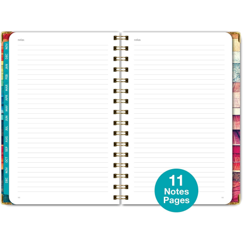 Планер на 12 месяцев (ноябрь 2024 — октябрь 2025) с металлическими уголками и карманом