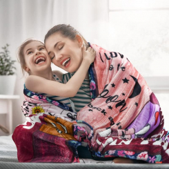 Тёплый плед «Любимой тёте» — знак любви и благодарности