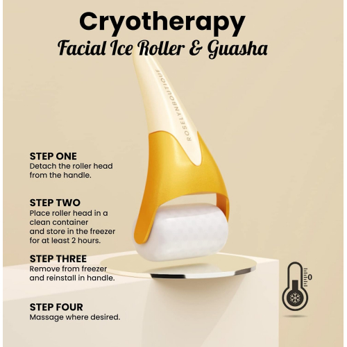 Охлаждающий массажер-роллер для лица и кожи