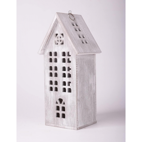 Декоративный деревянный домик-скворечник для интерьера