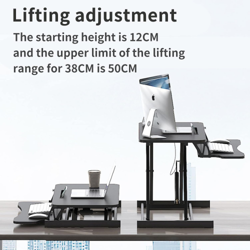 Регулируемый по высоте стол-трансформер для двух компьютерных мониторов, идеальный домашний офис