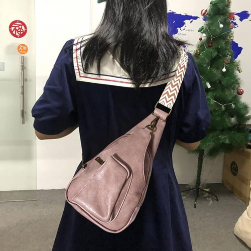 Женская поясная сумка из искусственной кожи