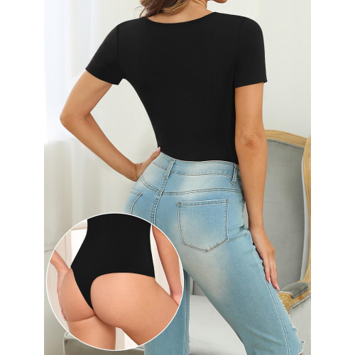 Тонкий облегающий базовый боди