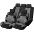 Комплект универсальных чехлов для автомобильных сидений из полиэстера для 5-местного салона, с функцией разделения заднего ряда