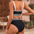 Женский купальник, 2-х предметный комплект с пуш-ап топом и плавками