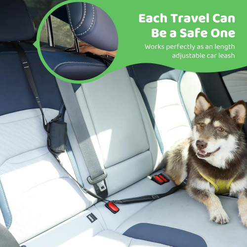 Поводок для собак 3 в 1 (прогулка/ в машину/ дрессировка)