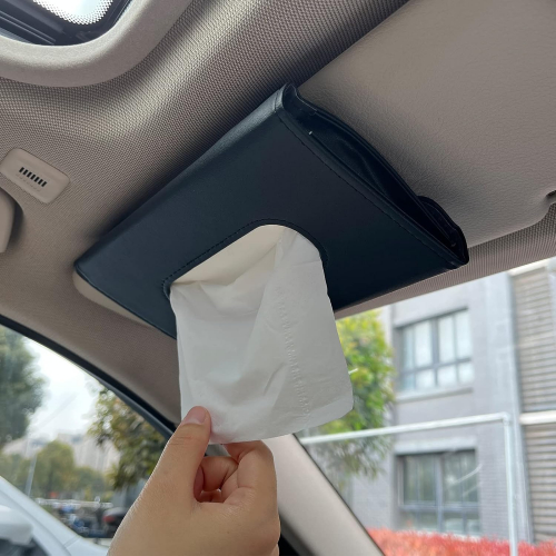 Держатель для салфеток и масок из искусственной кожи для автомобиля