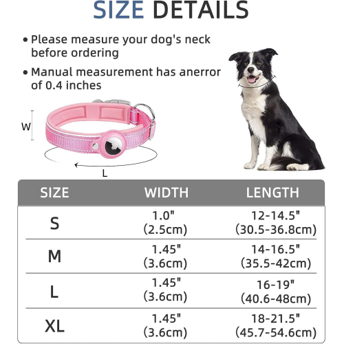 Мягкий ошейник для собак Apple Air Tag