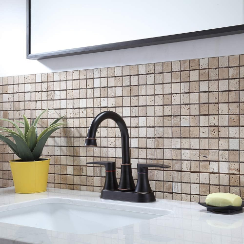 Смеситель для раковины в ванной комнате из бронзы