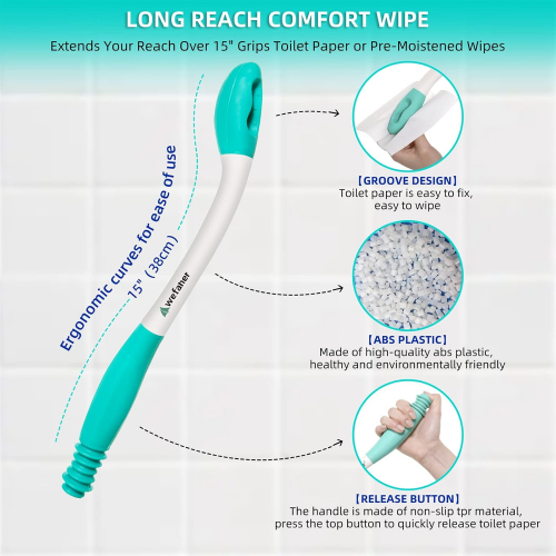 Эргономичный помощник для личной гигиены 15 дюймов