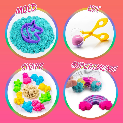 Интерактивный песочный набор «Единорог» для творчества