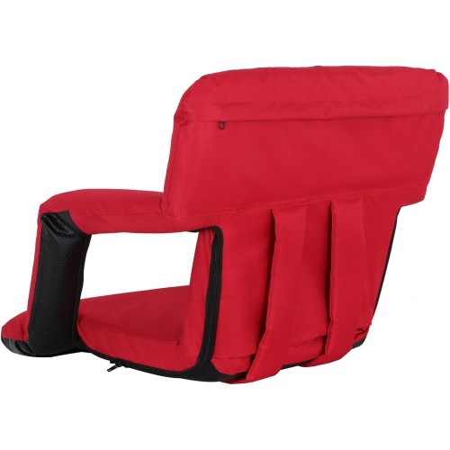 Складное кресло с регулируемой спинкой и карманами для хранения