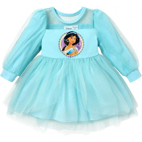 Платье с тюлевым юбочкой и принтами персонажей Диснея для девочек