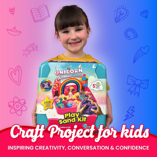 Интерактивный песочный набор «Единорог» для творчества