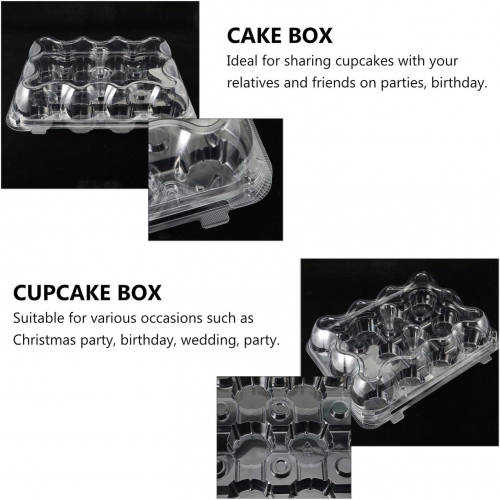 Многоразовые коробки для кексов — Идеальные для праздников, дней рождения и мероприятий