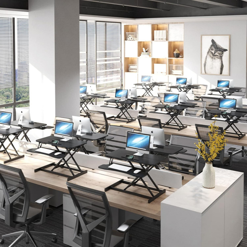 Регулируемый по высоте стол-трансформер для двух компьютерных мониторов, идеальный домашний офис