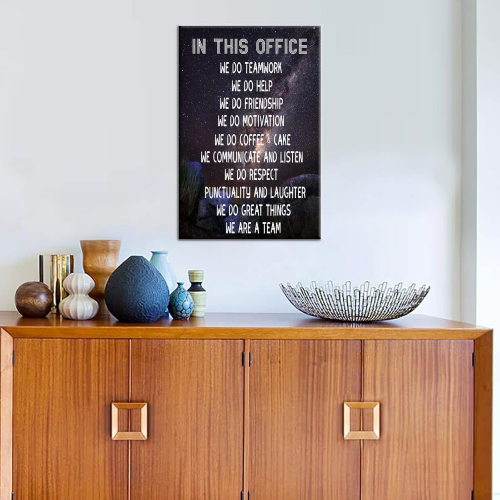 Вдохновляющее настенное искусство для рабочего места