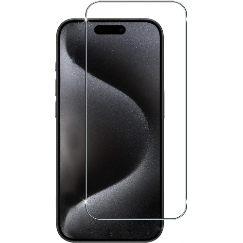 Закалённое защитное стекло для iPhone 15 с 3D-краями, ультратонкое, с олеофобным покрытием и устойчивостью к царапинам