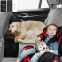 Расширитель автомобильного сиденья для собак с жёстким каркасом, нескользящим основанием и дополнительными отделениями для хранения
