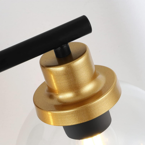 Современный настенный светильник с прозрачными стеклянными шарами. 