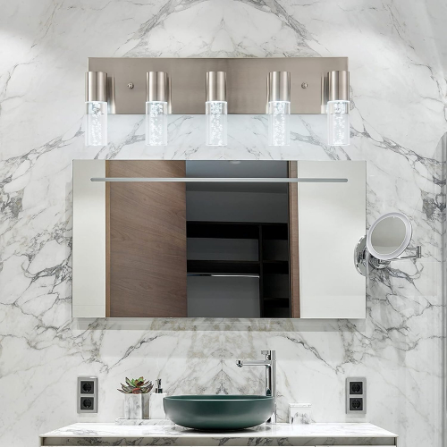 Светильники для ванной комнаты на 5 ламп