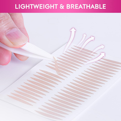 FENVIRN Водостойкие лифтинг-стикеры для век | 480 полосок, 3 формы, невидимые полоски для подтяжки нависшего века