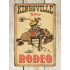 Металлическая табличка Kingsville Texas Rodeo в винтажном стиле, 20 × 30 см