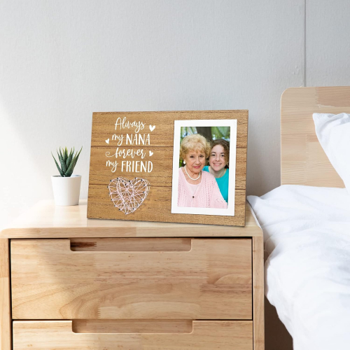 Деревянная фоторамка «Всегда моя бабушка, навсегда мой друг»