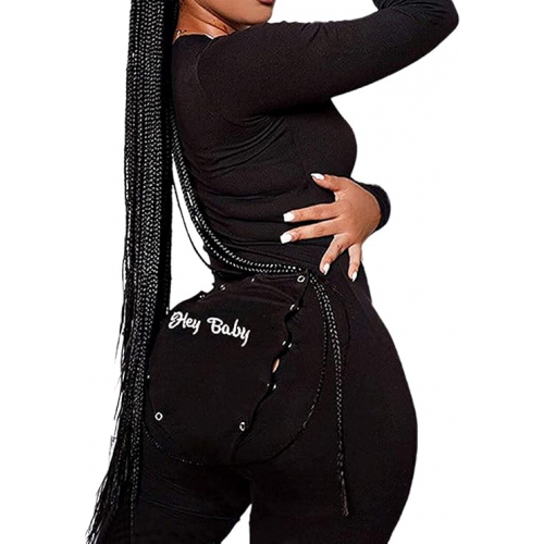 Стильный женский комбинезон с задней застежкой — мягкий, эластичный и приятный к телу материал, идеально подходит для домашнего отдыха и вечеринок.