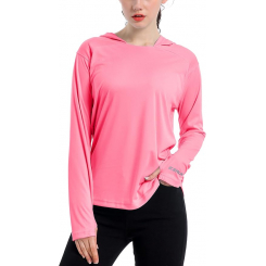 Женская толстовка UPF 50+ защита от солнца с капюшоном