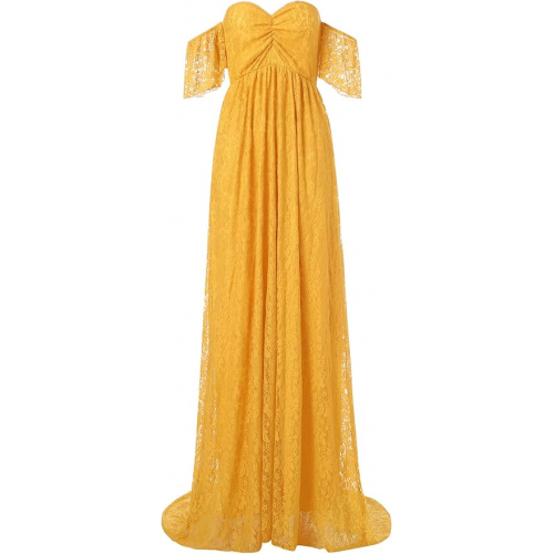 Платье для беременных с открытыми плечами