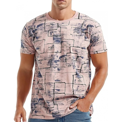 Мужская футболка с V-образным вырезом