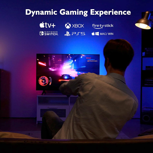 Urquhart Studios. Screen Sync LED TV Backlight Project-Z. Иммерсивная система освещения для развлечений — световая лента с реакцией на контент, совместимая с ТВ и игровыми консолями