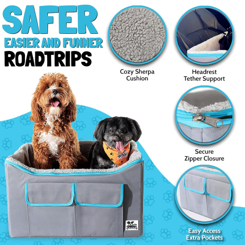 Автолюлька для собаки WeGo Doggo Buddy Booster