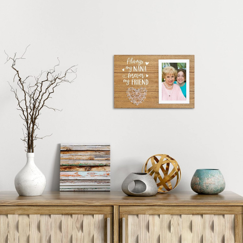 Деревянная фоторамка «Всегда моя бабушка, навсегда мой друг»