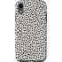Противоударный чехол с чёрно-белым леопардовым принтом для смартфона — двухслойная защита, стильный дизайн