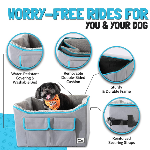 Автолюлька для собаки WeGo Doggo Buddy Booster