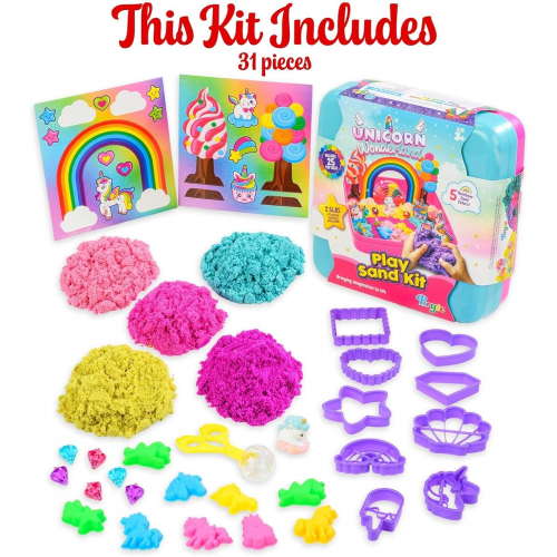 Интерактивный песочный набор «Единорог» для творчества