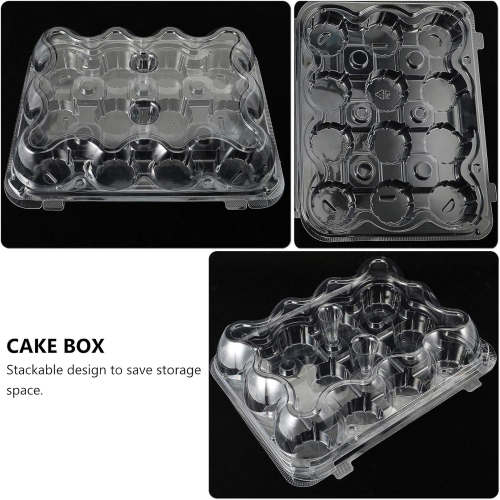 Многоразовые коробки для кексов — Идеальные для праздников, дней рождения и мероприятий