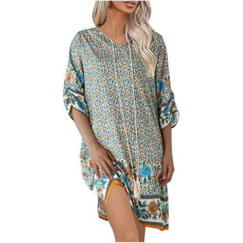 Женская длинная трикотажная блузка 