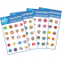 Набор повторно используемых стикеров для детей "Учебный календарь", на английском